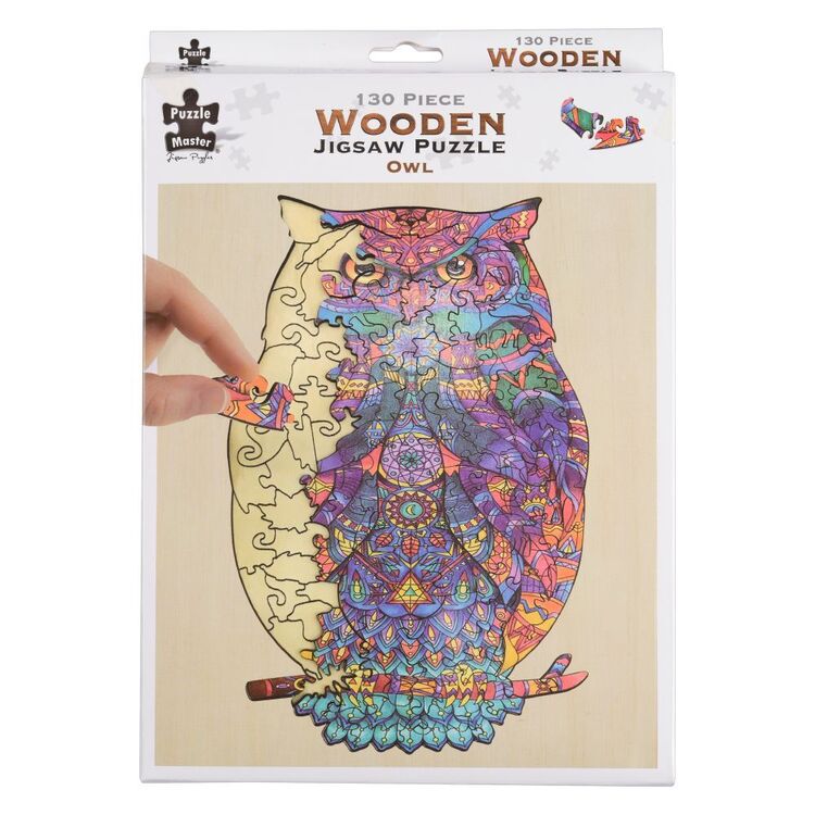 Puzzle Master Owl Wooden Puzzle 130 Pieces