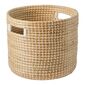 Living Space In Bloom Storage Basket Natural & White