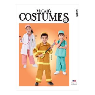 McCall's Sewing Pattern M8226 Children's First Responder Costume 3 - 8