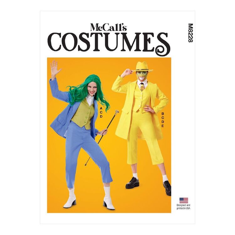 McCall's Sewing Pattern M8228 Misses' Jacket, Vest & Cropped Pants Costume