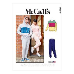 McCall's Sewing Pattern M8249 Unisex Tops & Pants