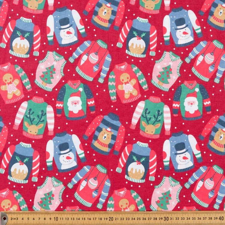 Ugly Sweaters 120 cm Multipurpose Cotton Fabric