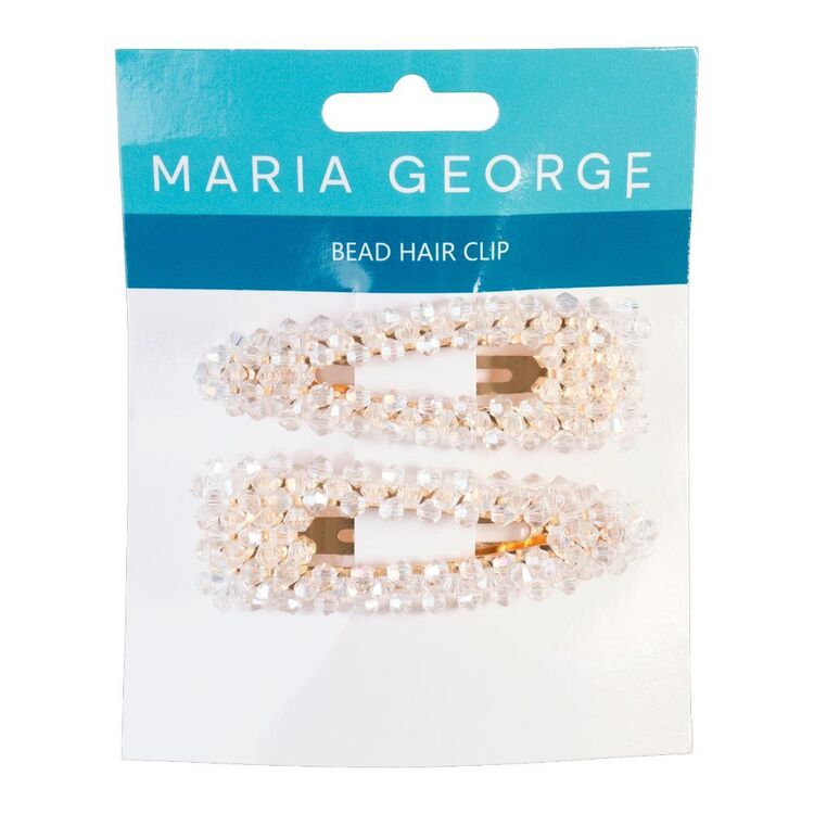 Maria George Beaded Hair Clip 2 Pack