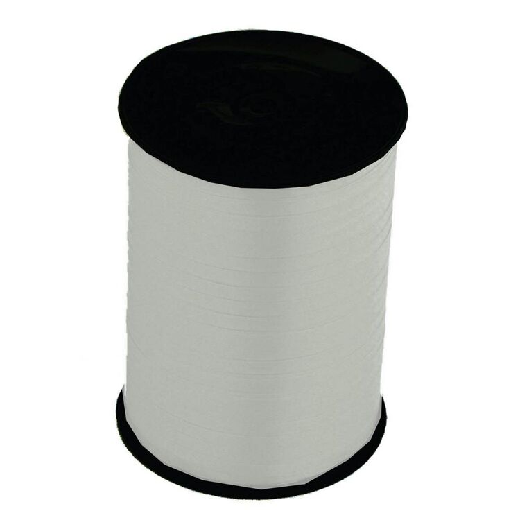 White curling ribbon 7mm x 500m