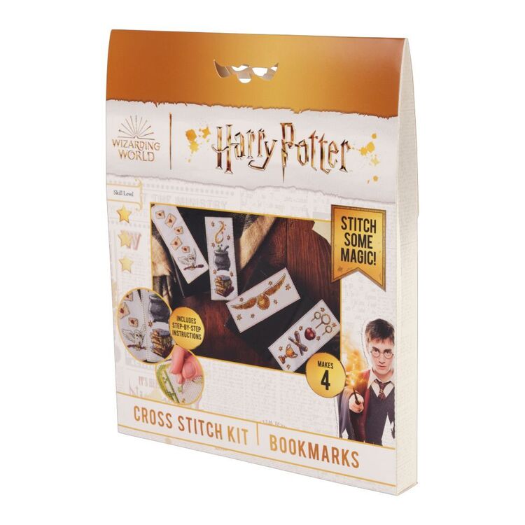 Wizarding World Harry Potter Bookmark Cross Stitch Kit Multicoloured