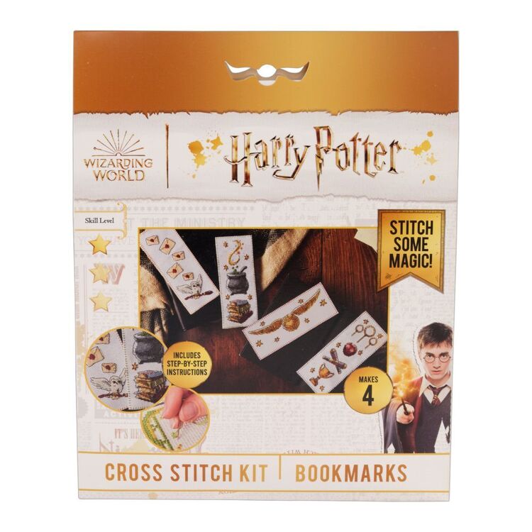 Wizarding World Harry Potter Bookmark Cross Stitch Kit Multicoloured