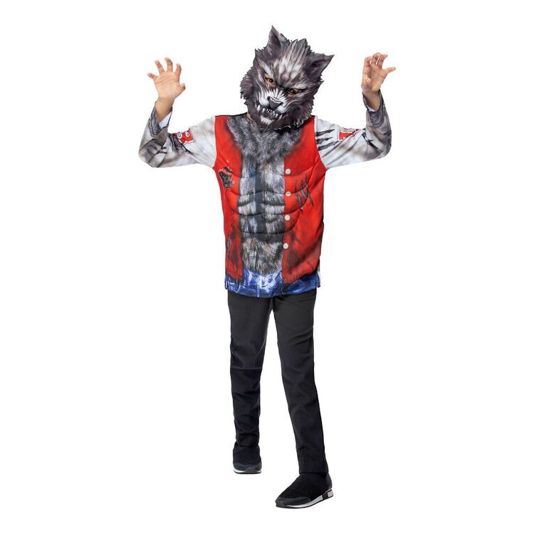 Spooky Hollow Kids Werewolf Costume Red