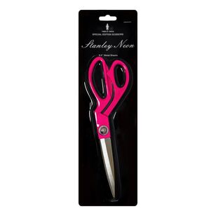 Timber & Thread Stanley Neon Scissors Neon Pink 9.5 in