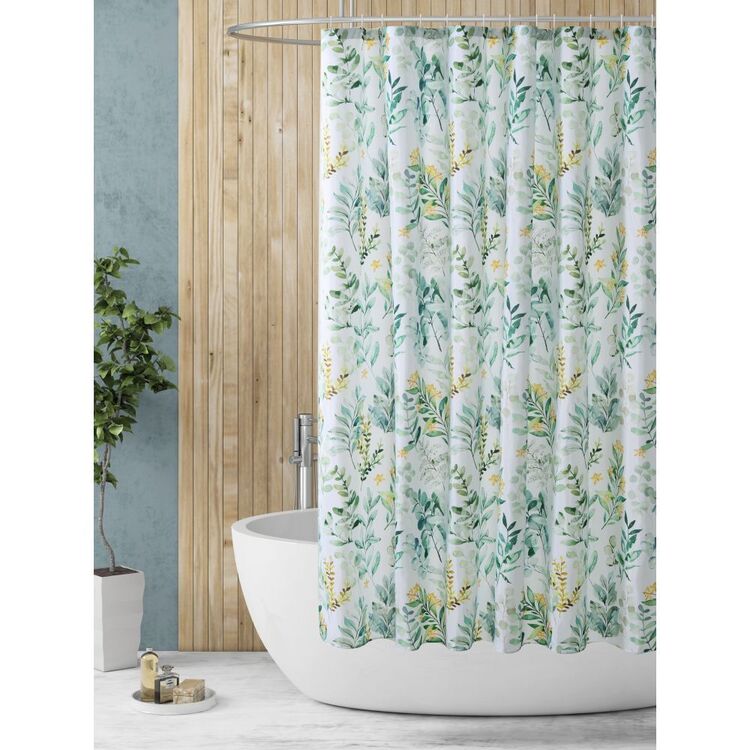 White Home Cassie Shower Curtain