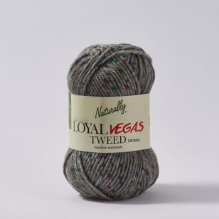 Naturally Loyal Vegas Tweed 8 Ply Wool Yarn Autumn Grey 50 g