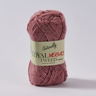 Naturally Loyal Vegas Tweed 8 Ply Wool Yarn Candy Floss 50 g