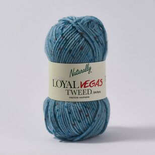 Naturally Loyal Vegas Tweed 8 Ply Wool Yarn Misty Blue 50 g