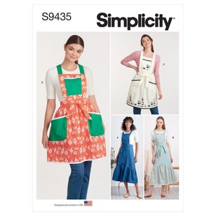 Simplicity Sewing Pattern S9435 Misses' Aprons X Small - X Large