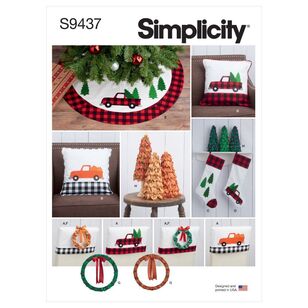 Simplicity Sewing Pattern S9437 Holiday Decorating One Size