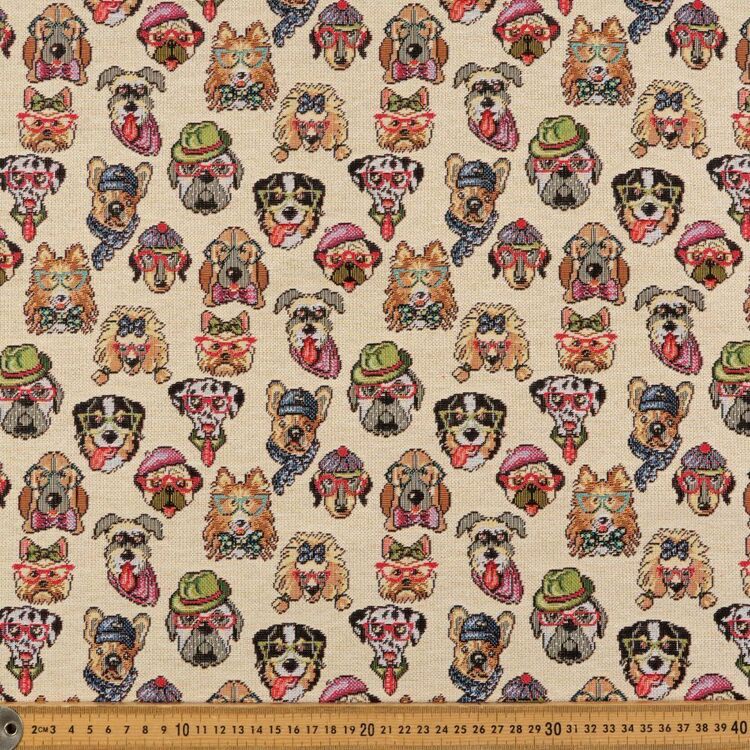 Dogs 140 cm Tapestry Fabric