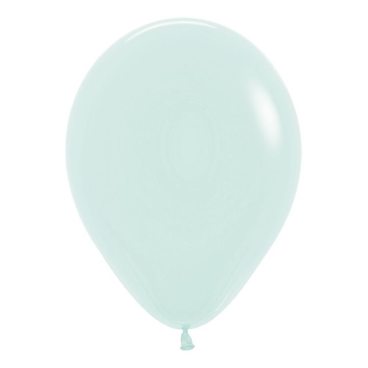 Sempertex Matte Pastel Latex Balloons Green 30 cm