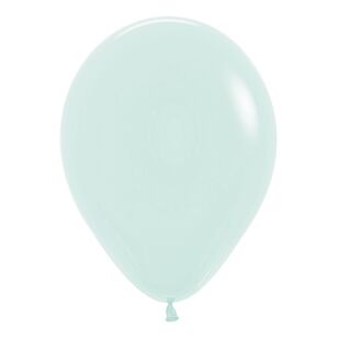 Sempertex Matte Pastel Latex Balloons Green 30 cm