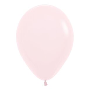 Sempertex Matte Pastel Latex Balloons Pink 30 cm