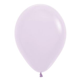 Sempertex Matte Pastel Latex Balloons Purple 30 cm
