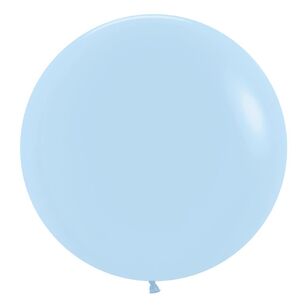 Sempertex 60cm Matte Pastel Latex Balloons Blue 60 cm