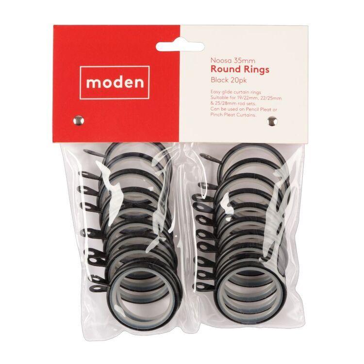 Mode Home Noosa Curtain Rings 20 Pack