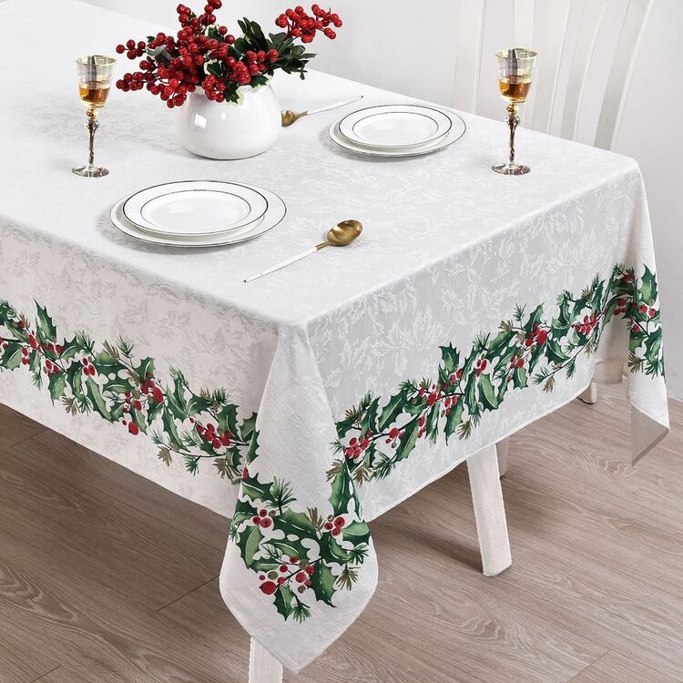 Jolly & Joy Joyful Patterned Tablecloth