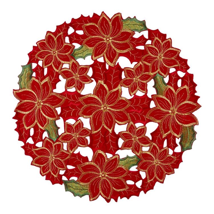 Jolly & Joy Red Round Placemat