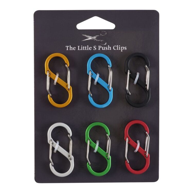 The Little S Push Clips 6 Pack