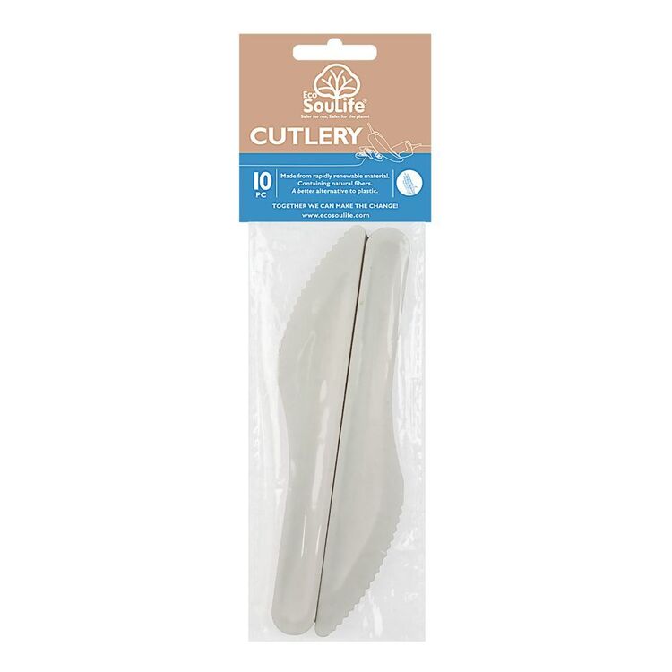 EcoSouLife Cutlery Knife 10 Pack