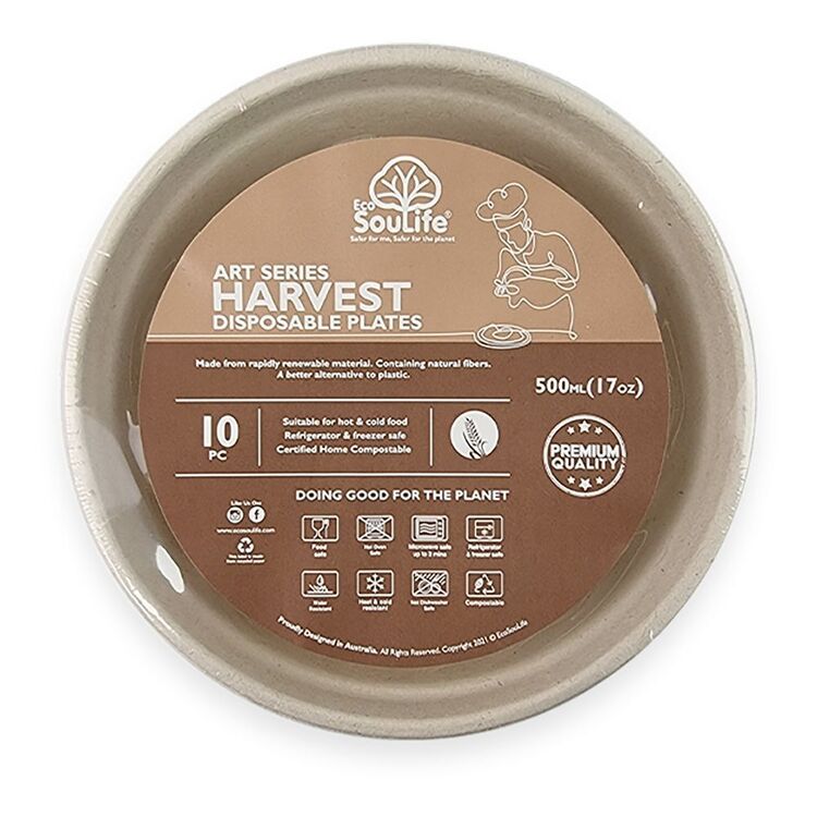 EcoSouLife Harvest Patterned Bowls
