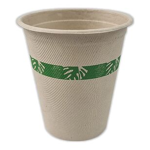 EcoSouLife Harvest Patterned Cups Natural & Green 30 mL