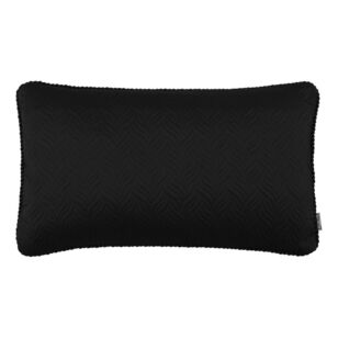 La Scala Alexis Quilted Cushion Black