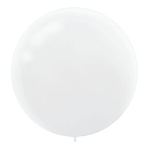 Sempertex 60cm Latex Balloon White 60 cm