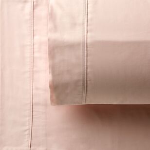 Thread Count Rose Pn KOO 400 Thread Count Cotton Sateen Sheet Set Rose Pink Double ...