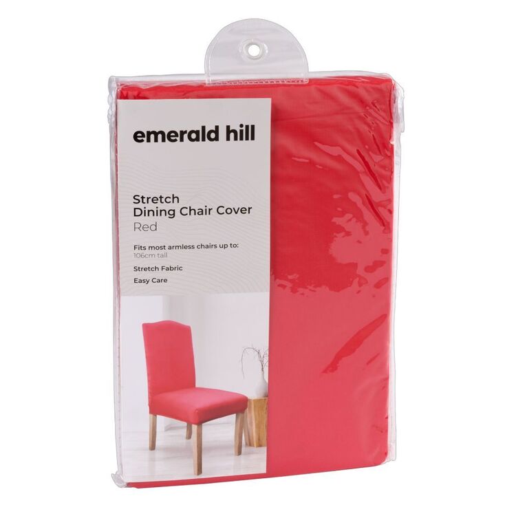 Emerald Hill Single Dining Chair Cover Red