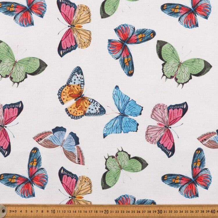 Butterfly 150 cm Printed Cotton Canvas