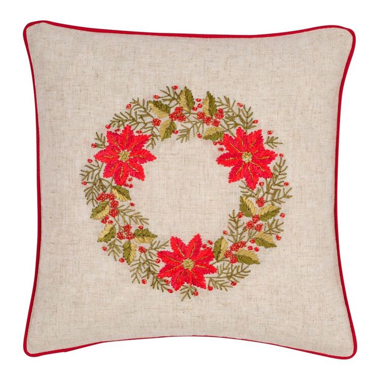 Jolly & Joy Wreath Cushion