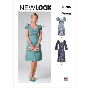 New Look Sewing Pattern N6705 Misses' Dress 6 - 18
