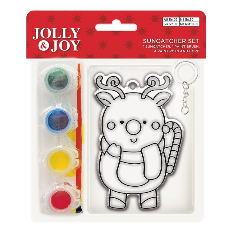 Jolly & Joy Reindeer Paint Your Own Suncatcher