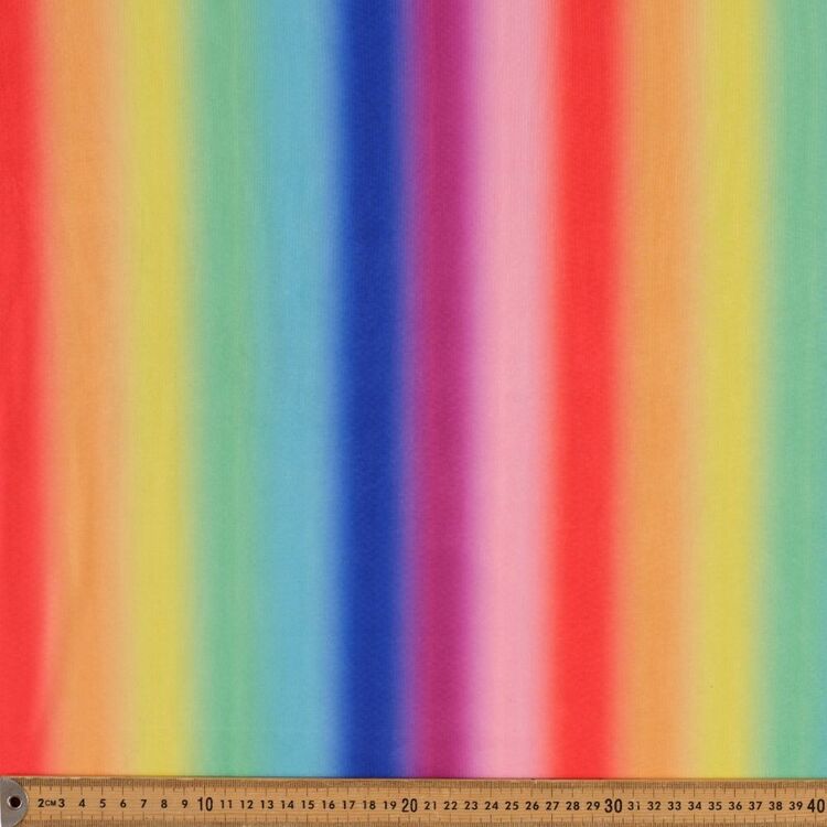 Ombre Rainbow Printed 148 cm Shine Dance Knit Fabric