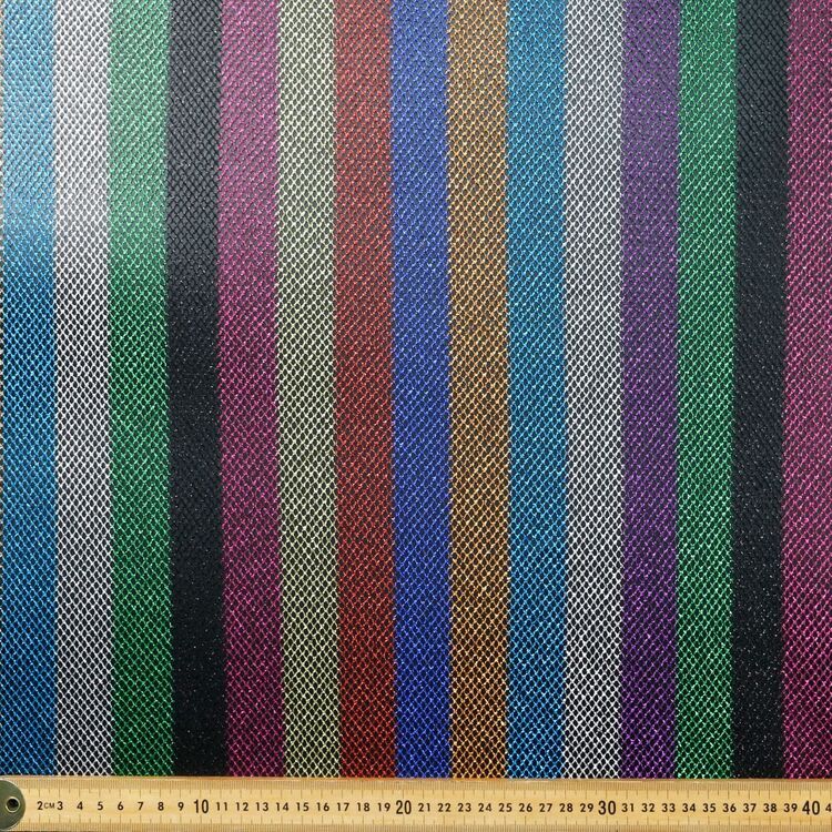 Yarn Dyed Stripe Printed 150 cm Net Fabric