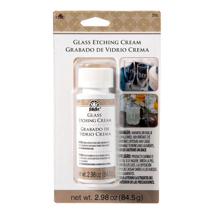 Folk Art Glass Etching Cream Cream