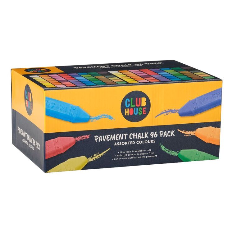 Club House Pavement Chalk Set 96 Pack
