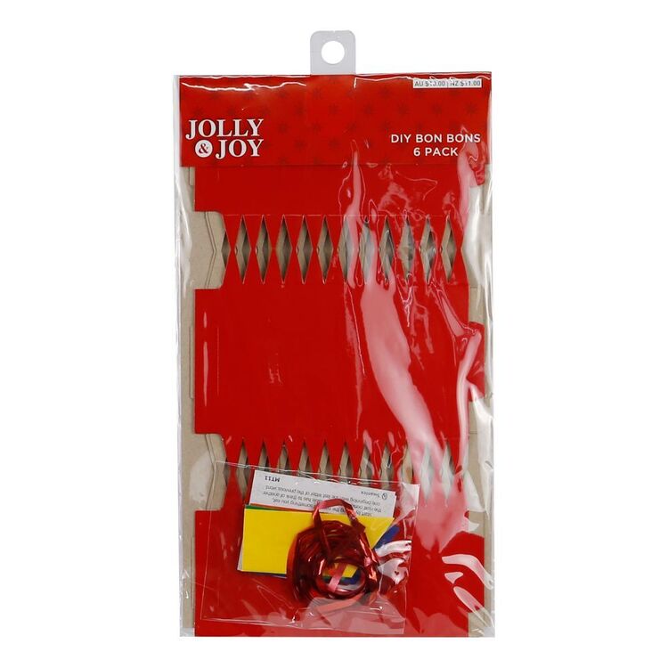 Jolly & Joy DIY Red Bon Bon Kit 6 Pack