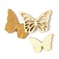 Recollections Butterfly Wood Embellishments Brown
