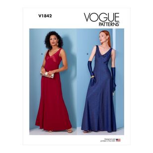 Vogue Sewing Pattern V1842 Misses' Special Occasion Dress
