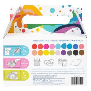 American Crafts 18 Colour Oh My! Tie Dye Kit Basics 60 mL