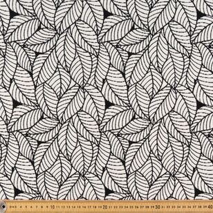 Paradiso 140 cm Tapestry Fabric Ecru & Black 140 cm