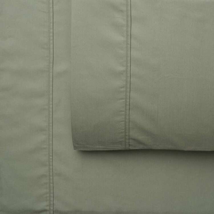 Eminence 1000 Thread Count Fitted Sheet Sage