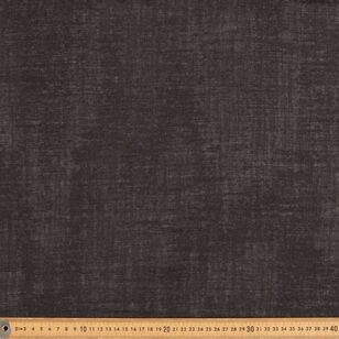 Plain G2 #2 120 cm Linen Look Suiting Fabric Black 120 cm